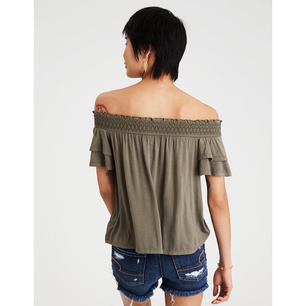 NWOT AE "Soft and Sexy" Off The Shoulder Top - Picture 3 of 7